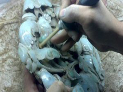Jade polishing process and materials