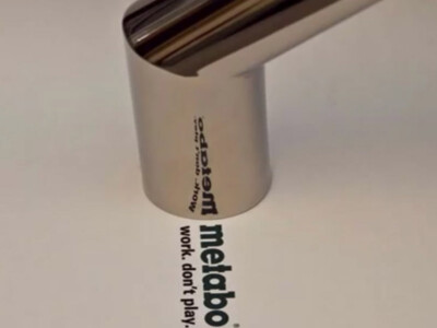 Stainless steel hand mirror polishing
